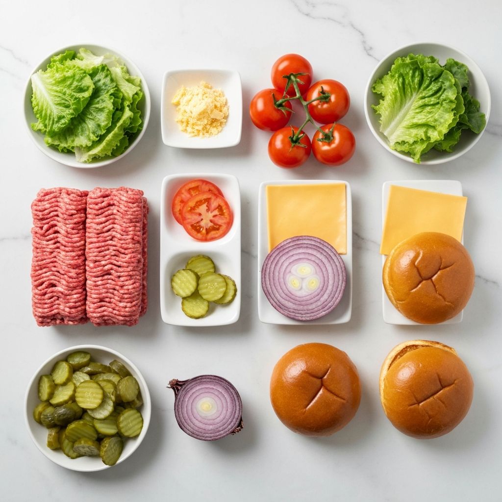 Burger ingredients